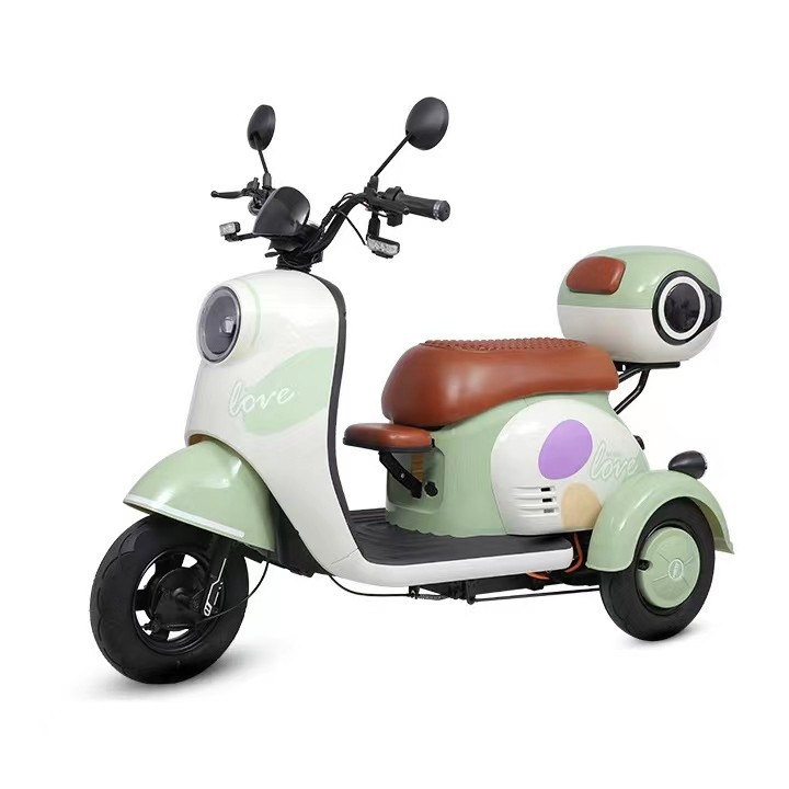Adult Dirt Bike: 65 km Range Tricycle With Pedal-Assist Electric Tricycle factory